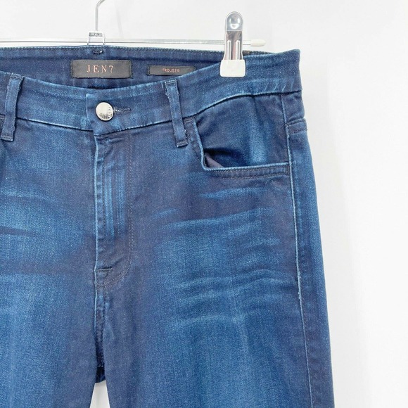 Jen7 7FAM Trouser Skinny Denim Crop Jean Sz 6 - Picture 4 of 10